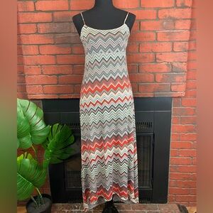 Star Vixen Chevron Pattern Maxi Women’s‎ Dress Size Medium